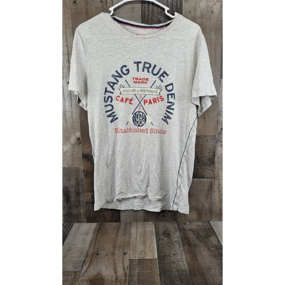 Mustang 32 True Denim Cafe Paris Size Large Slim